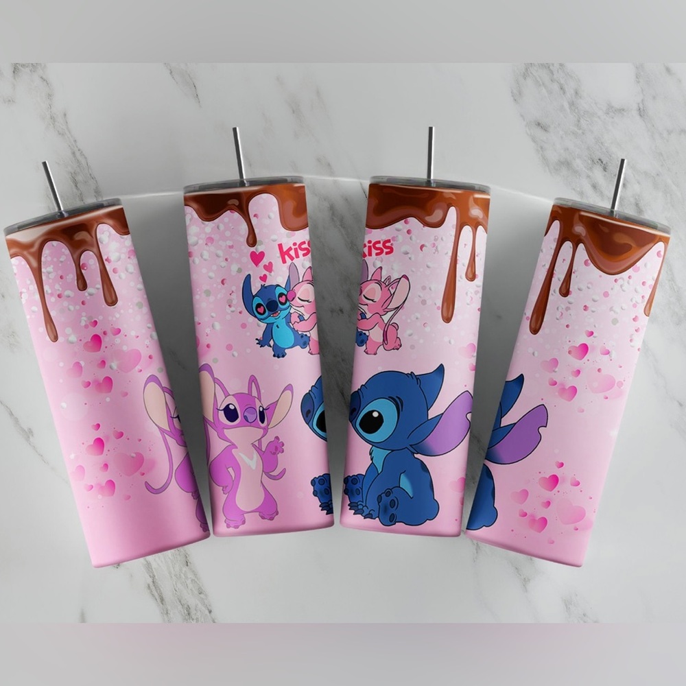 Stitch and Angel Tumbler.